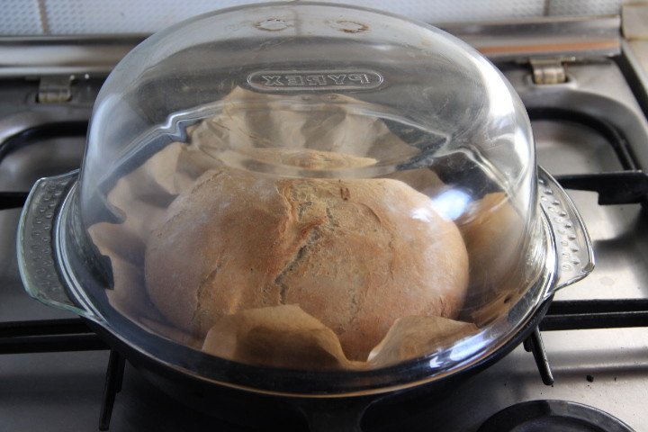 хлеб на сыворотке в духовке
