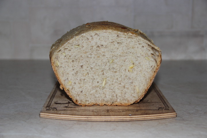 пшеничный мультизерновой хлеб на закваске