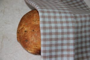 французский хлеб с сыром