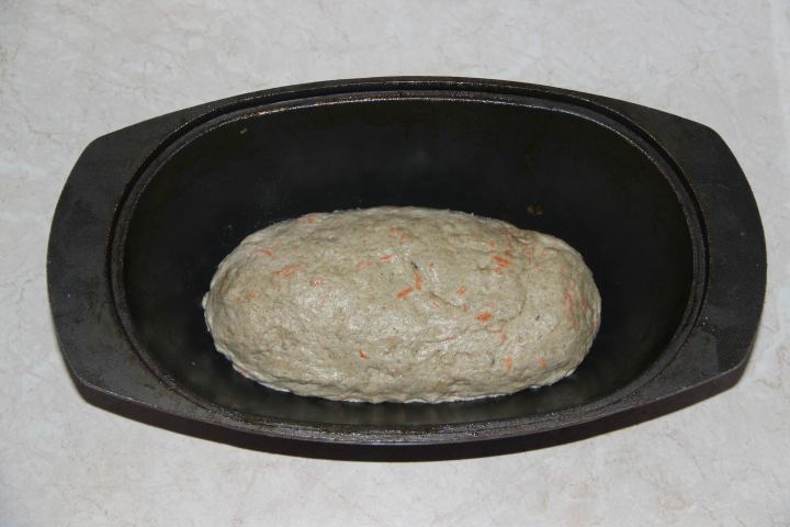 морковный хлеб на закваске в духовке