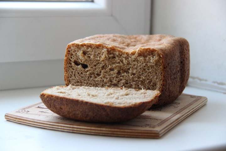 Домашний цельнозерновой хлеб на закваске