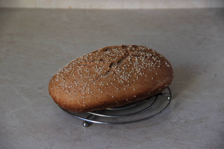 Хлеб на хмелевой закваске в духовке