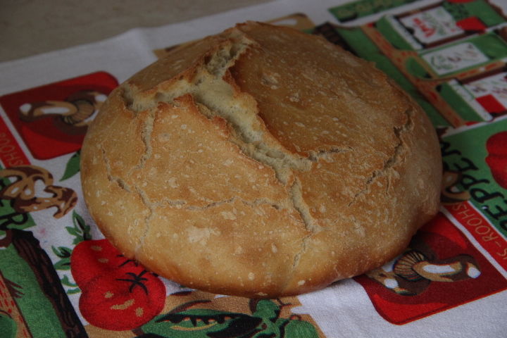 Хлеб с семолиной на закваске в духовке